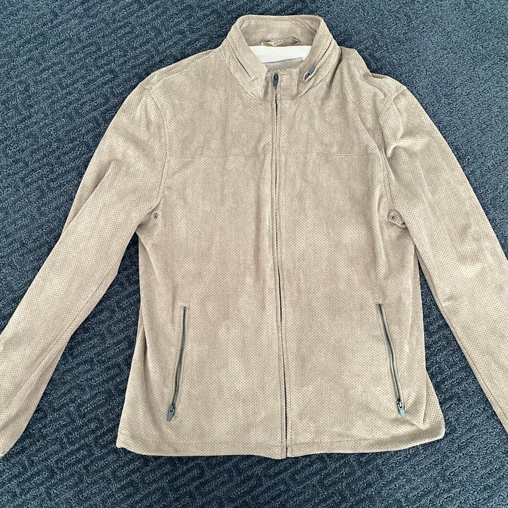 Zara bomber jacket in khaki color
